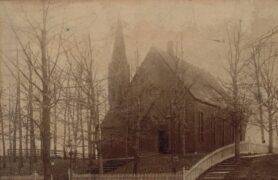 Original Christ Church (formerly Garland Church)
building, 1898. 
