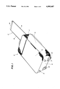 Richard V. Plath's 1989 rollaboard, Patent US4995487 