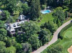 Aerial view of 5 Indian Hill Road. (Photo: Hudson Real Estate Group)